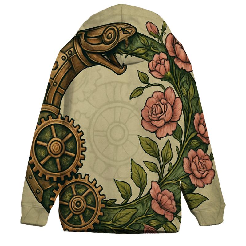 Mechanical Garden Ouroboros custom hoodies