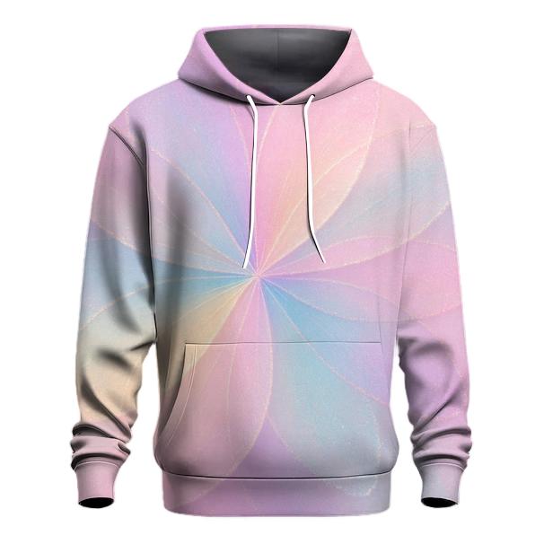 Pastel Hologram Bloom zip-up hoodies