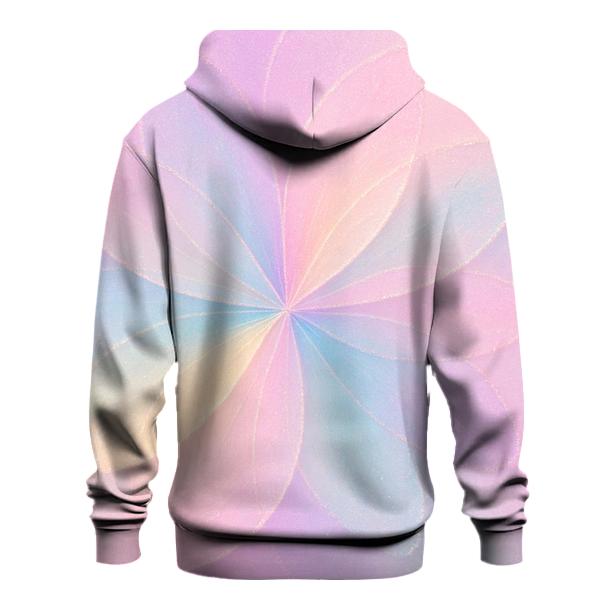Pastel Hologram Bloom zip-up hoodies