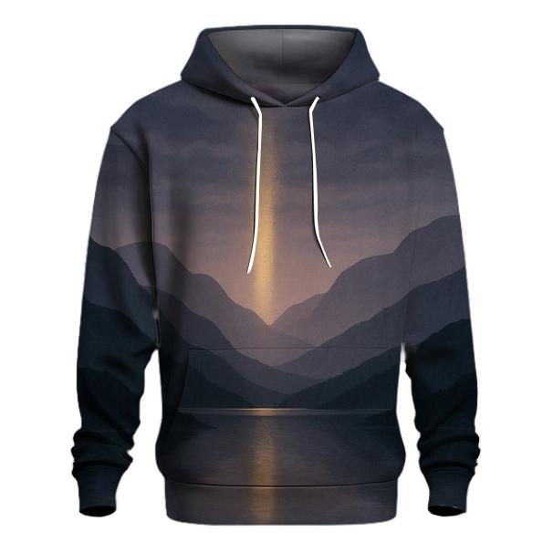 Mountain Gate Of Dawn Light zip-up hoodies