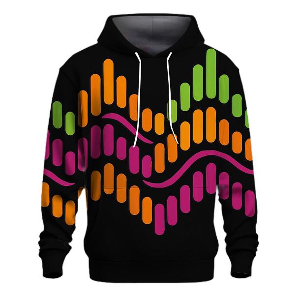 Analog Equalizer Waves custom hoodies