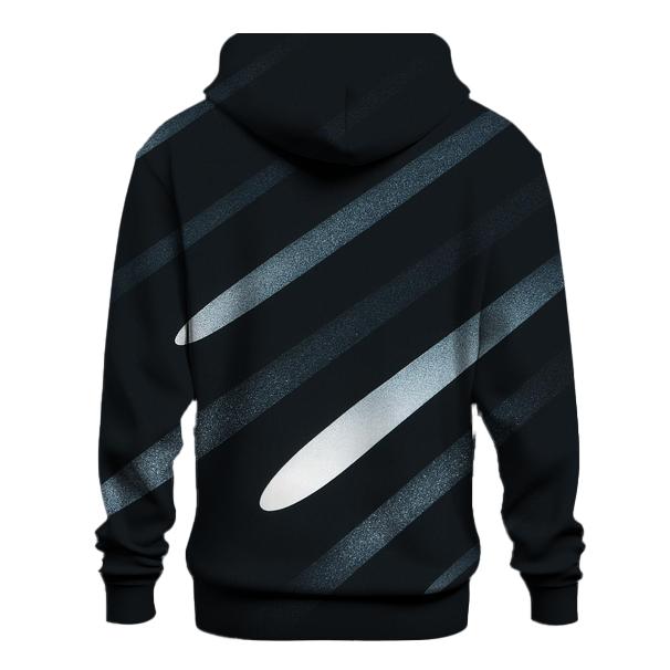 Charcoal Comet Trails hoodie designs