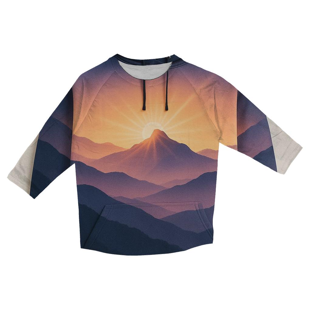 Mountain Veil Radiance personalized 3/4 sleeve tees