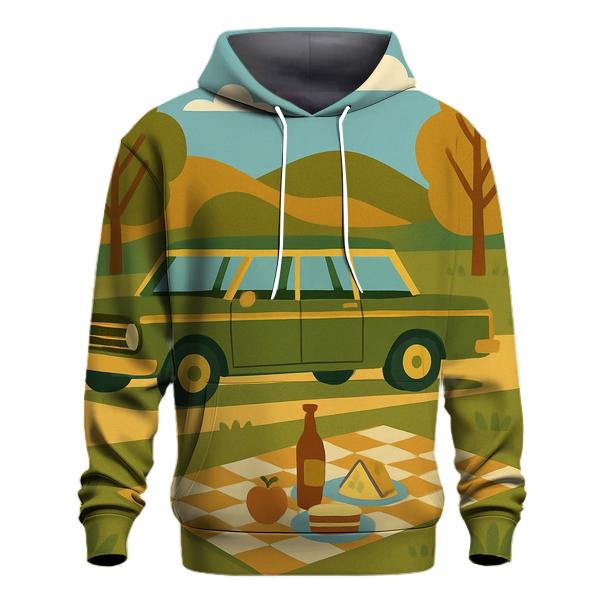 Station Wagon Picnic Stop lightweight hoodies
