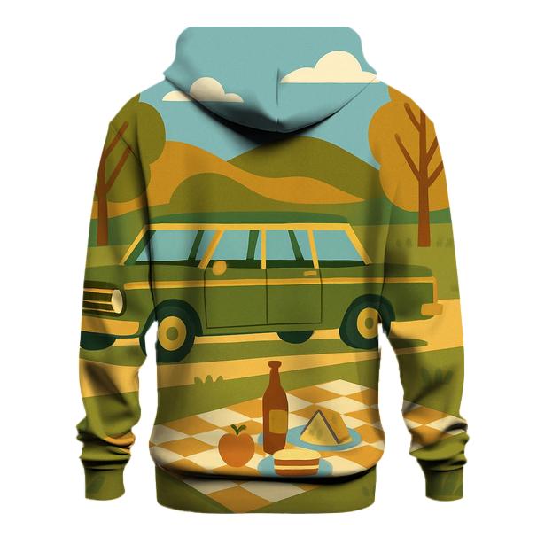 Station Wagon Picnic Stop lightweight hoodies