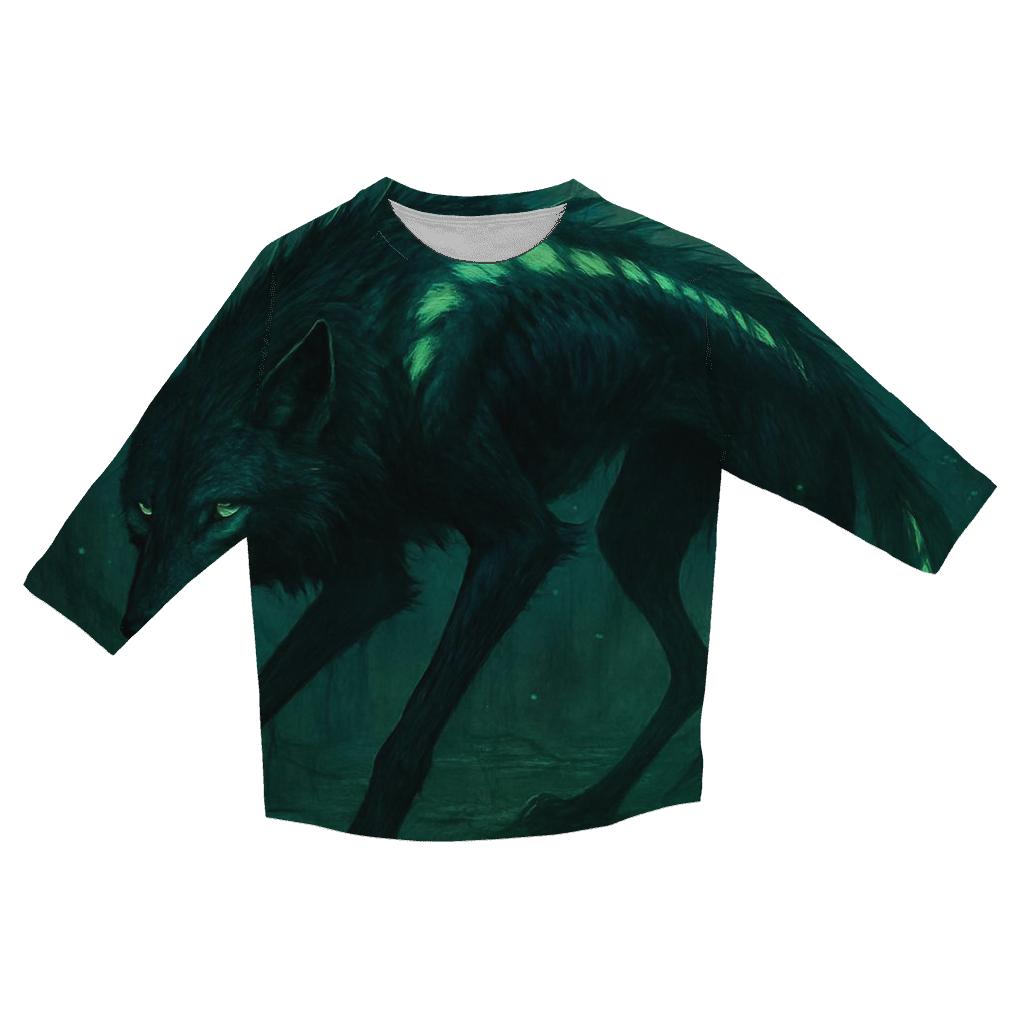 Bioluminescent Swamp Lurker personalized 3/4 sleeve tees