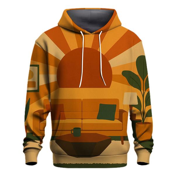 Sunburst Living Room Lounge designer hoodies