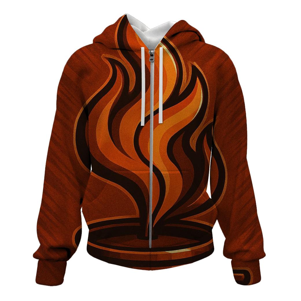 Copper Roast Flame custom hoodies