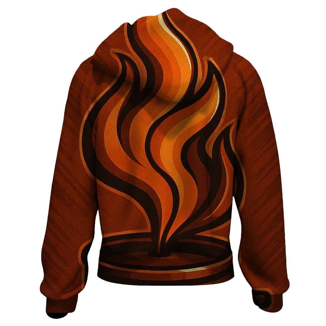 Copper Roast Flame custom hoodies