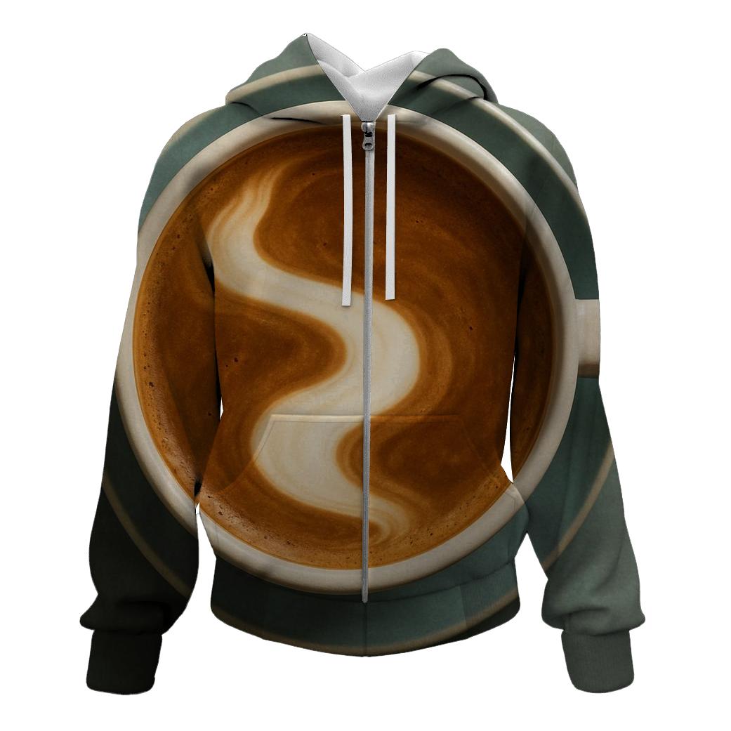 Latte River Flow hoodie styles