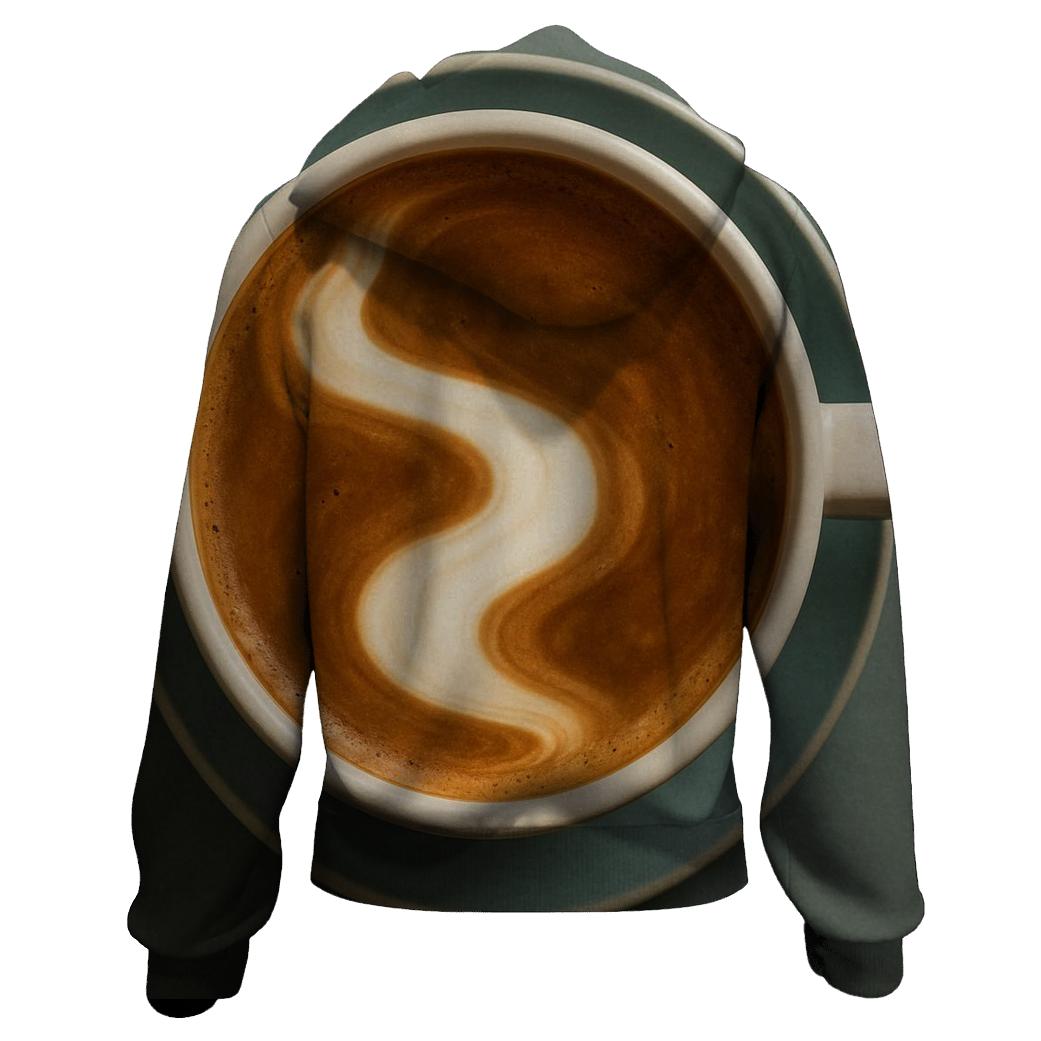 Latte River Flow hoodie styles