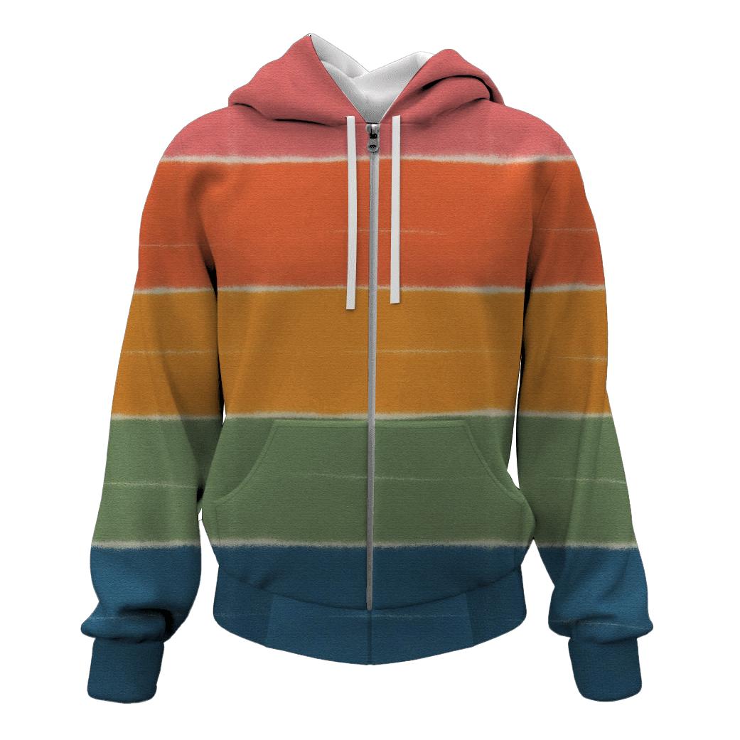Sunset Horizon Stripe Drift pullover hoodies