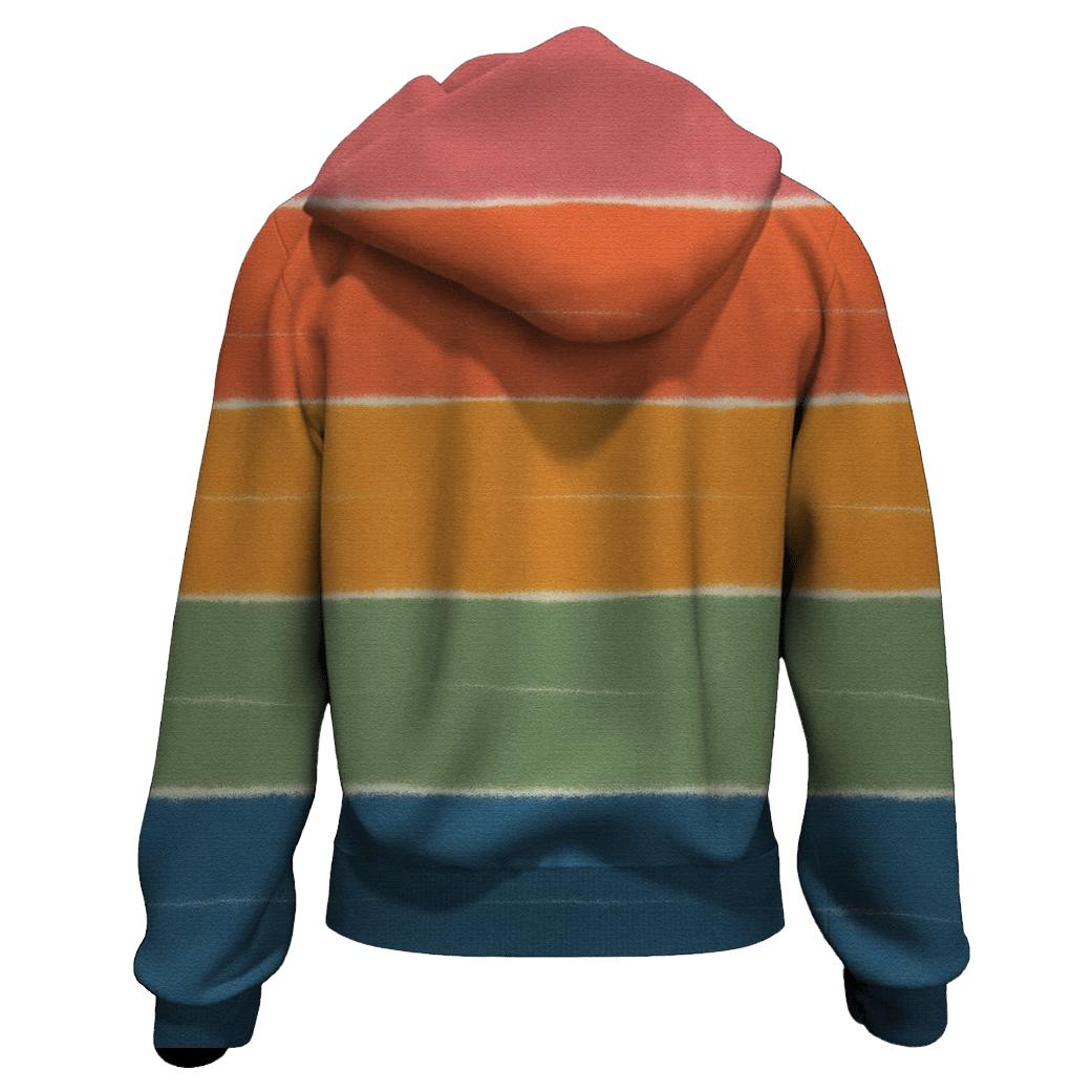 Sunset Horizon Stripe Drift pullover hoodies