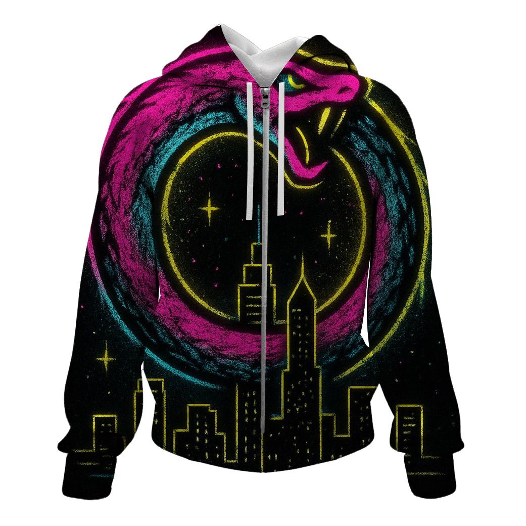Urban Neon Ouroboros premium hoodies