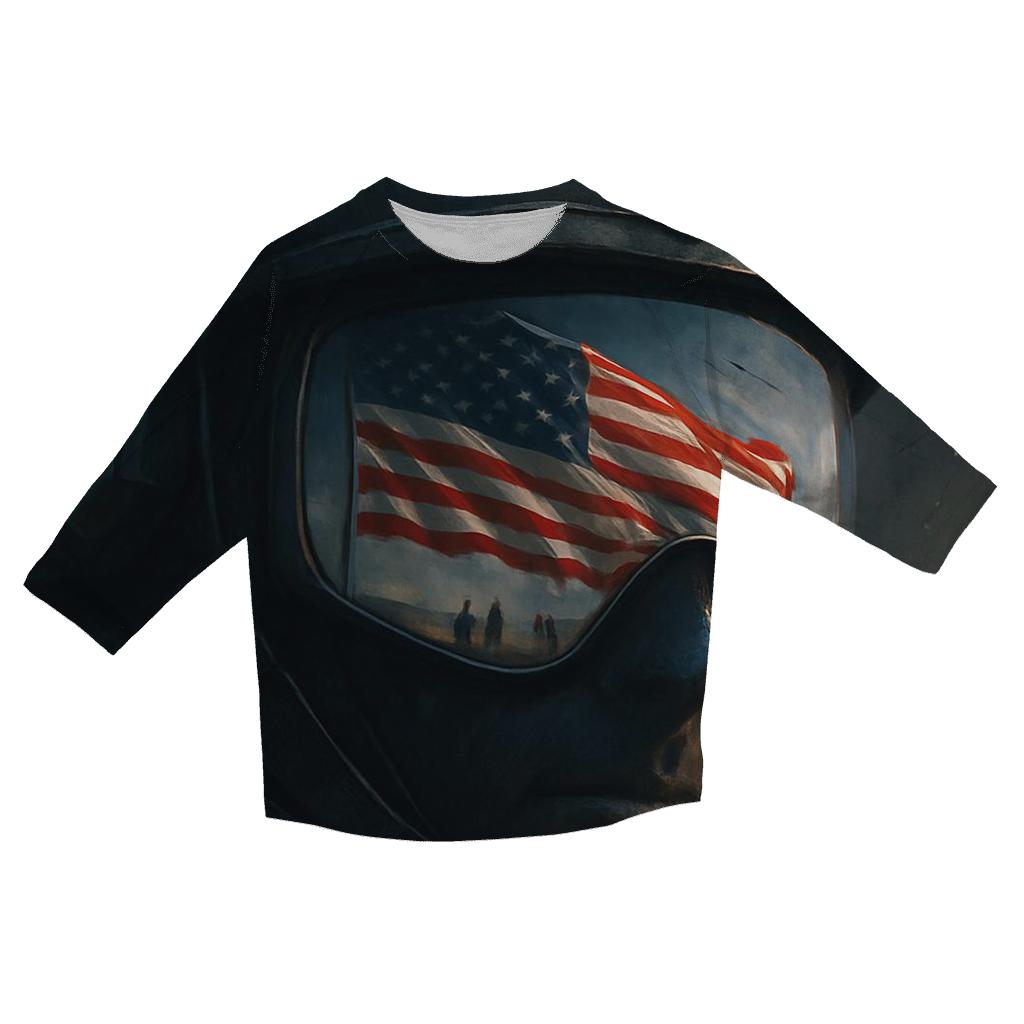 Liberty Reflected In Steel cotton quarter sleeve shirts