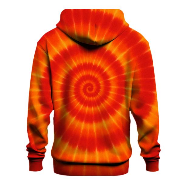 Solar Flare Spiral Burst premium hoodies