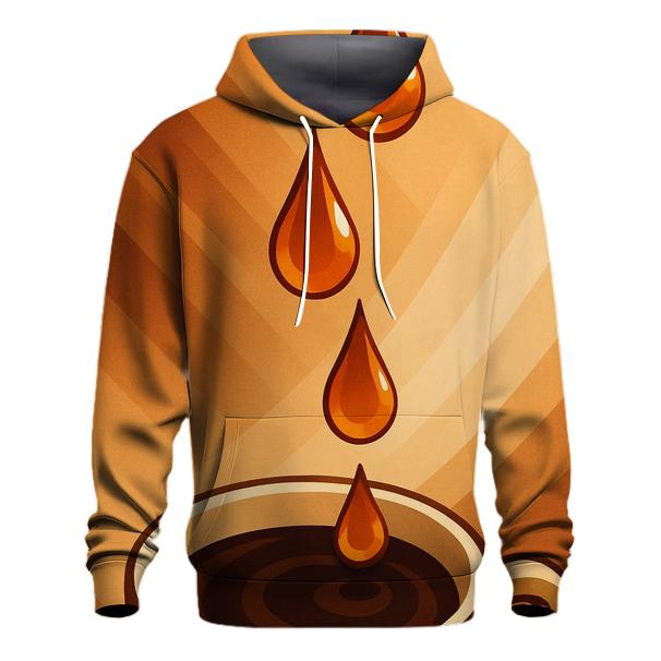 Amber Drip Cascade custom hoodies