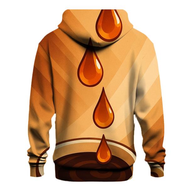 Amber Drip Cascade custom hoodies