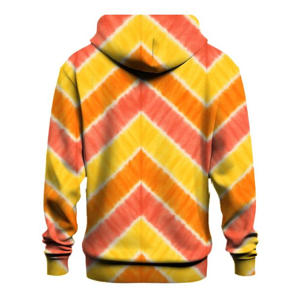 Citrus Sunrise Accordion Chevron hoodie trends