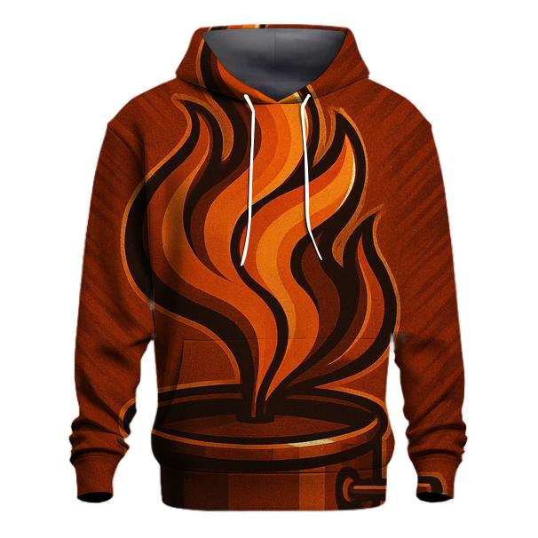 Copper Roast Flame pullover hoodies