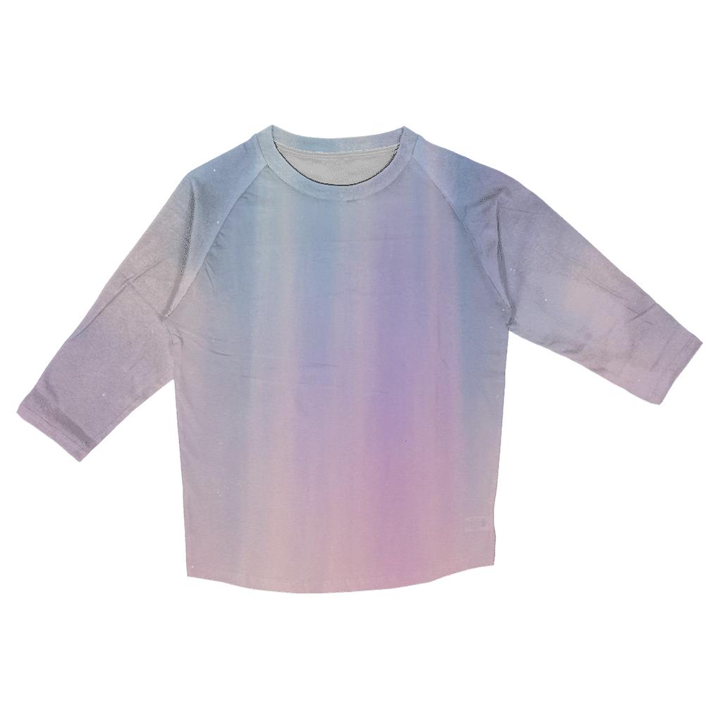 Pastel Cascade Gradient Waterfall custom 3/4 sleeve shirts