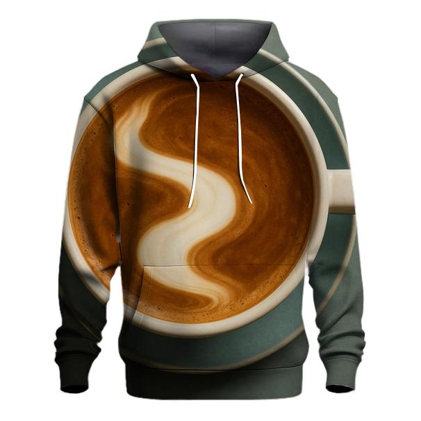 Latte River Flow pullover hoodies