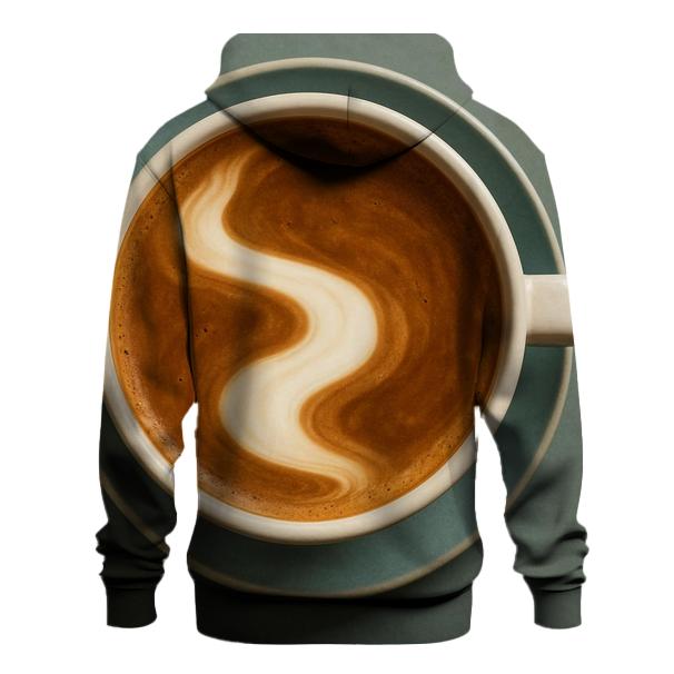 Latte River Flow pullover hoodies