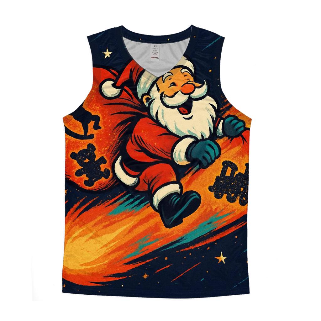 Meteor Trail Toy Delivery personalized athletic tanks