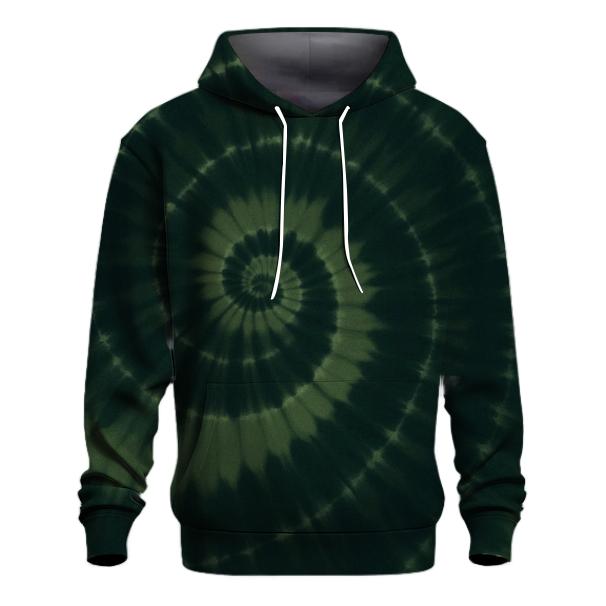 Overdye Forest Spiral Eclipse embroidered hoodies