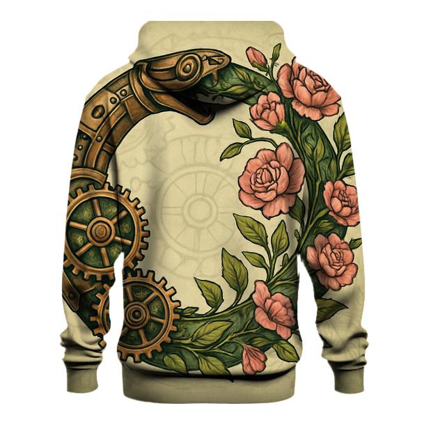 Mechanical Garden Ouroboros embroidered hoodies