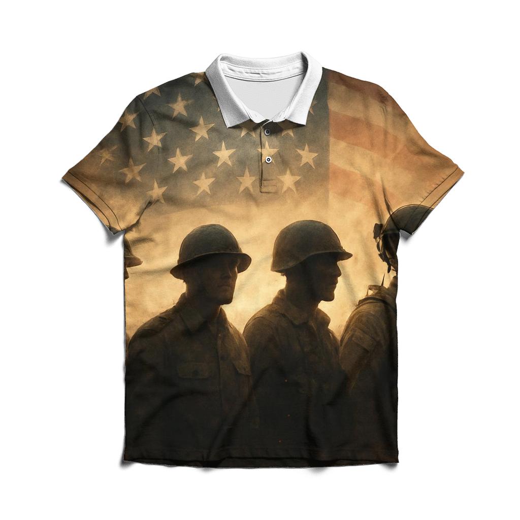 Brothers Under One Flag designer slim fit polos