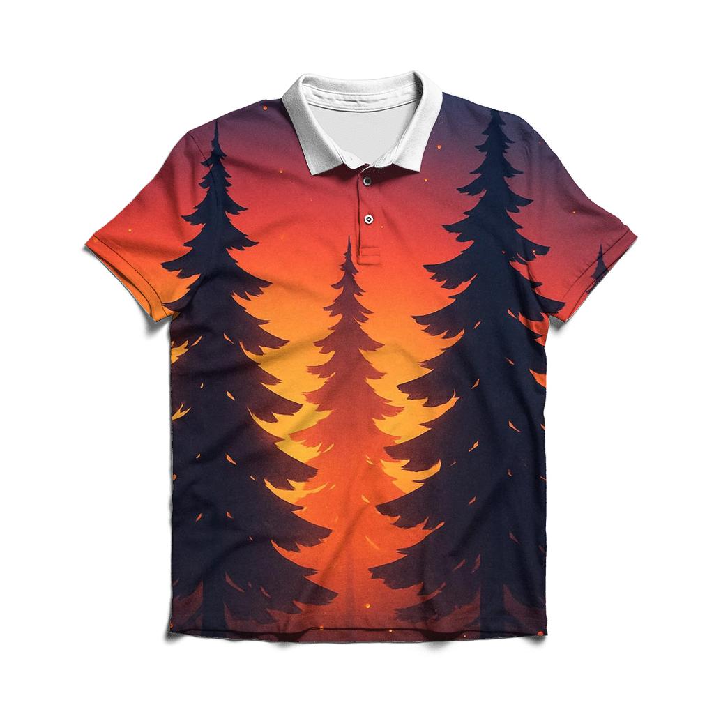 Forest Ember Canopy classic pique polos