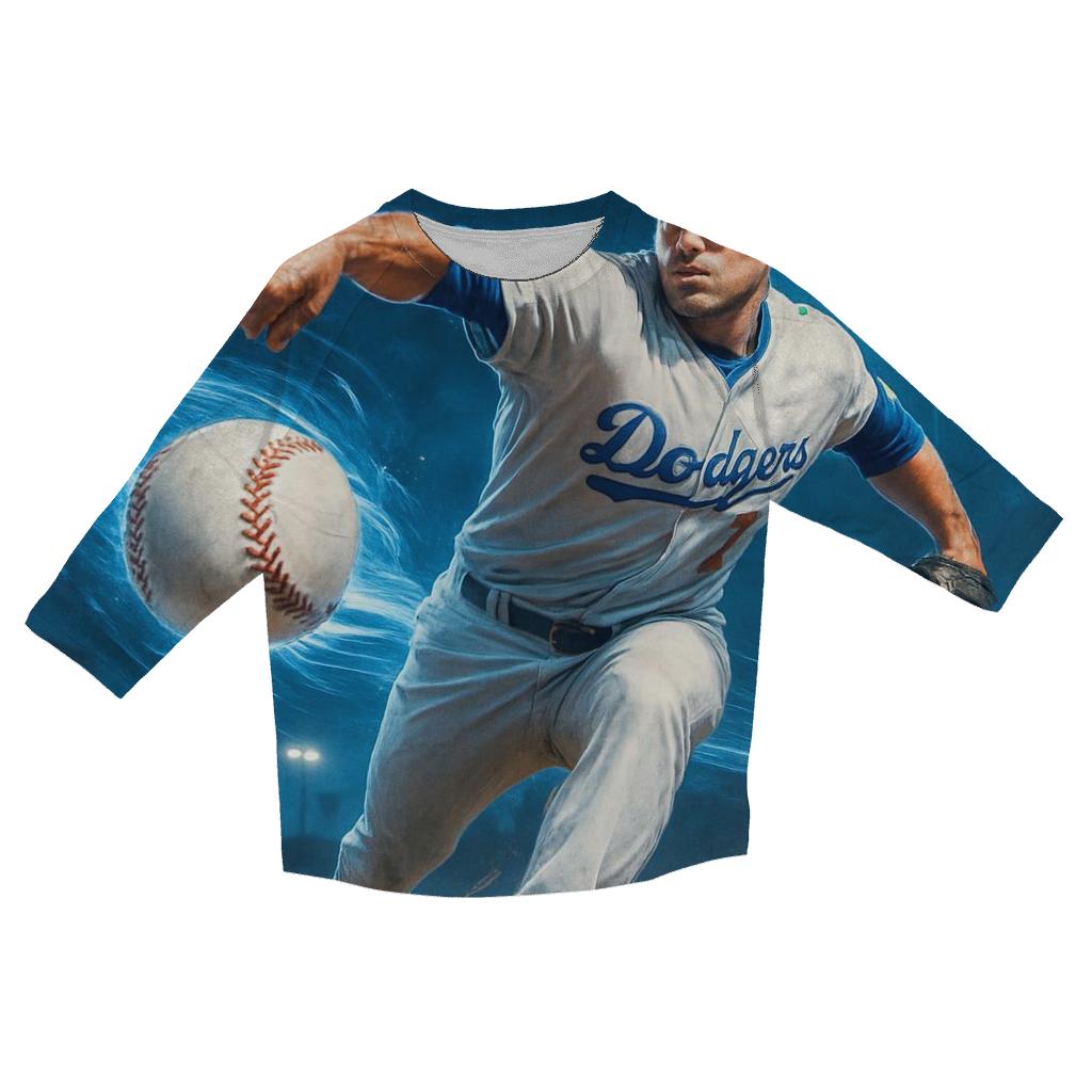 Midnight Velocity Pitch designer 3/4 sleeve blouses