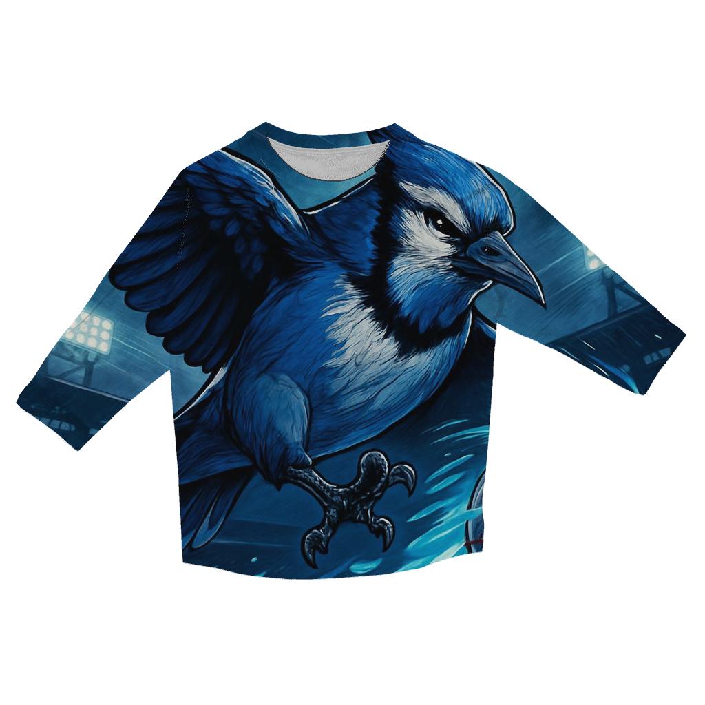 Blue Jays Storm Wing Pitch custom 3/4 sleeve shirts