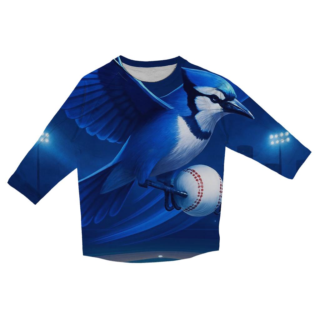 Skyline Diamond Flight With Blue Jays Energy custom 3/4 sleeve shirts