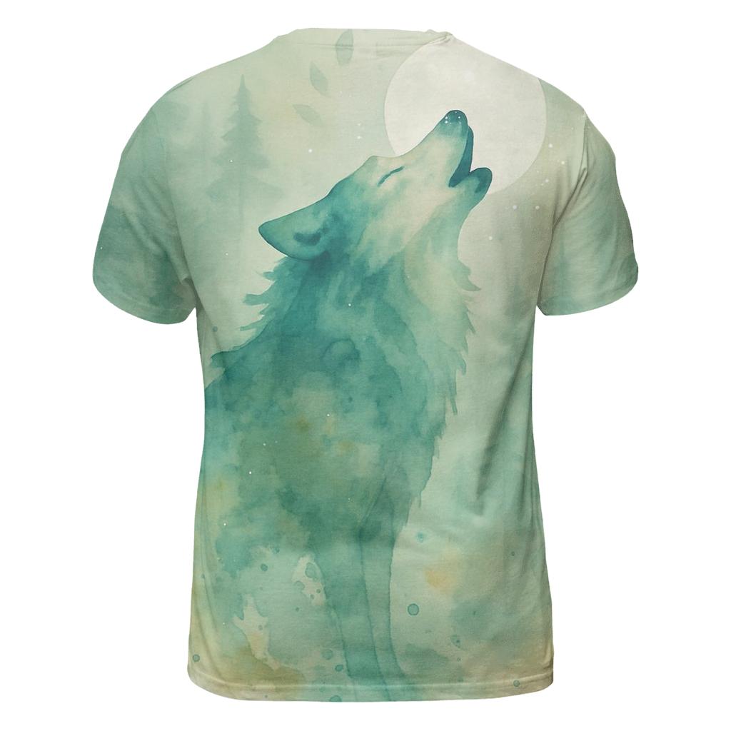Forest Spirit Watercolor Howl trendy printed shirt styles