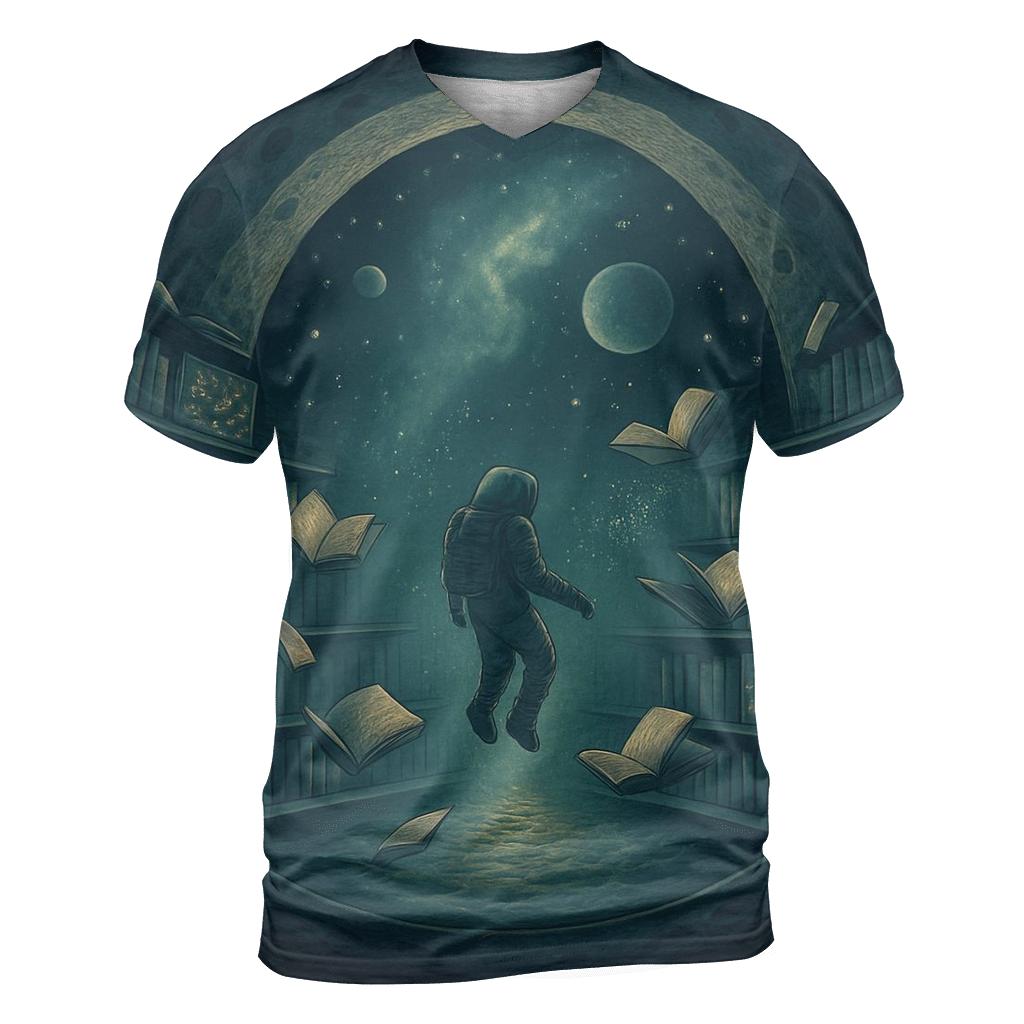 Lunar Library Of The Void trendy printed shirt styles