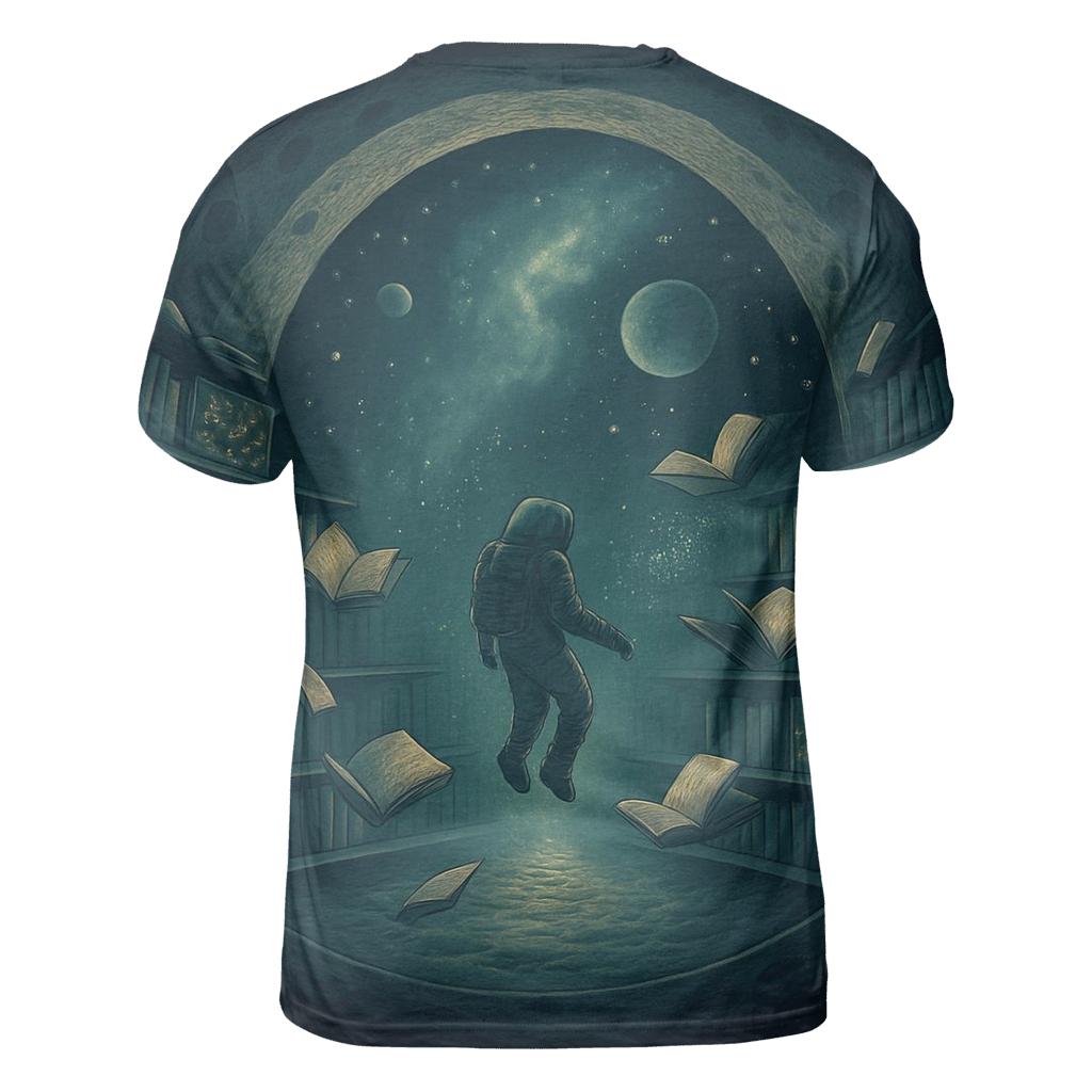 Lunar Library Of The Void trendy printed shirt styles