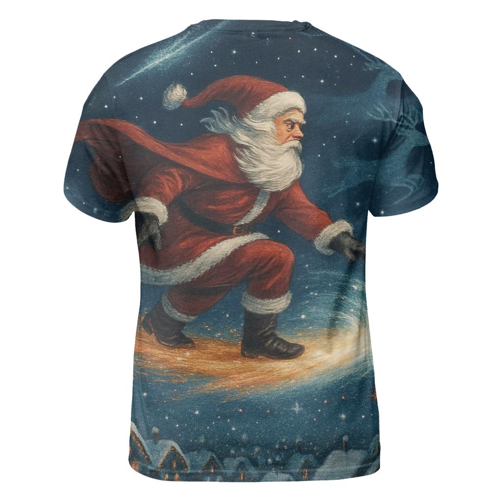 Midnight Santa Comet Ride custom all-over print shirts