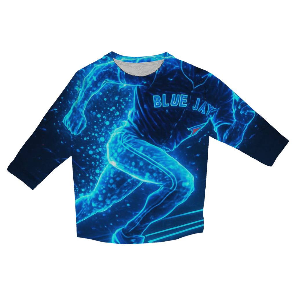 Feather Circuit Sprint Blue Jays Concept cotton quarter sleeve shirts