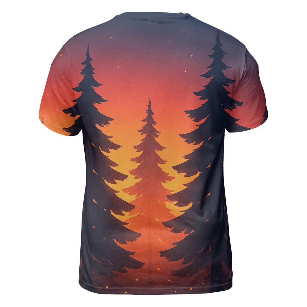 Forest Ember Canopy statement graphic shirts