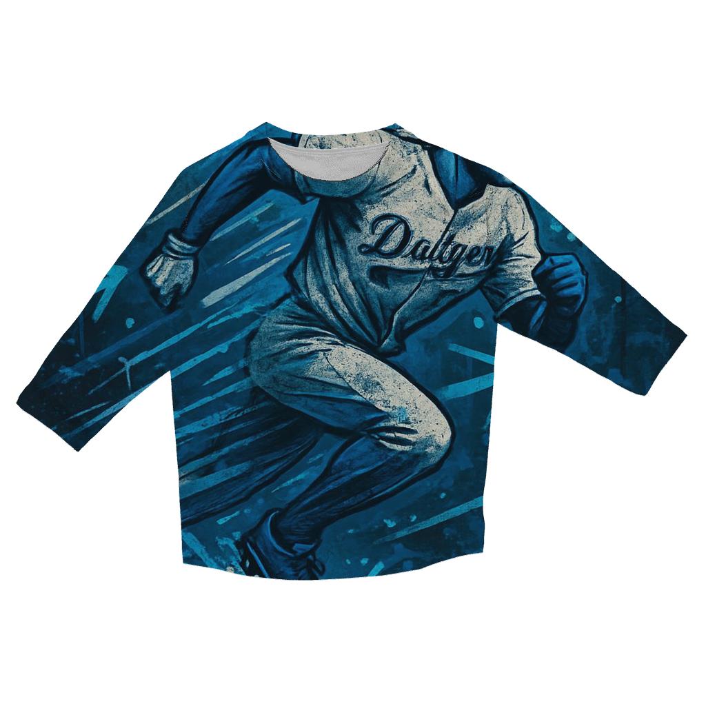Blue Comet Basepath Charge cotton quarter sleeve shirts