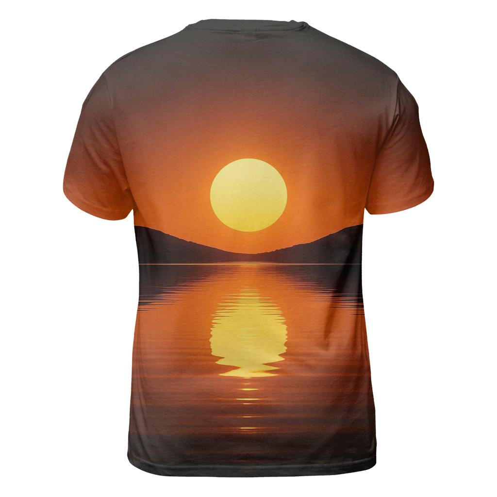 Mirror Lake Sundrop artistic all-over print tops