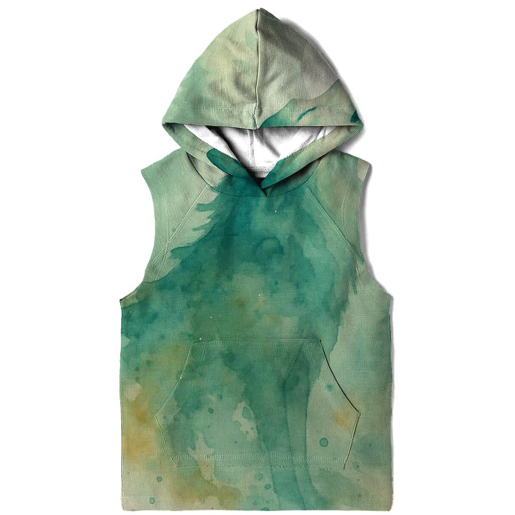 Forest Spirit Watercolor Howl embroidered hoodies