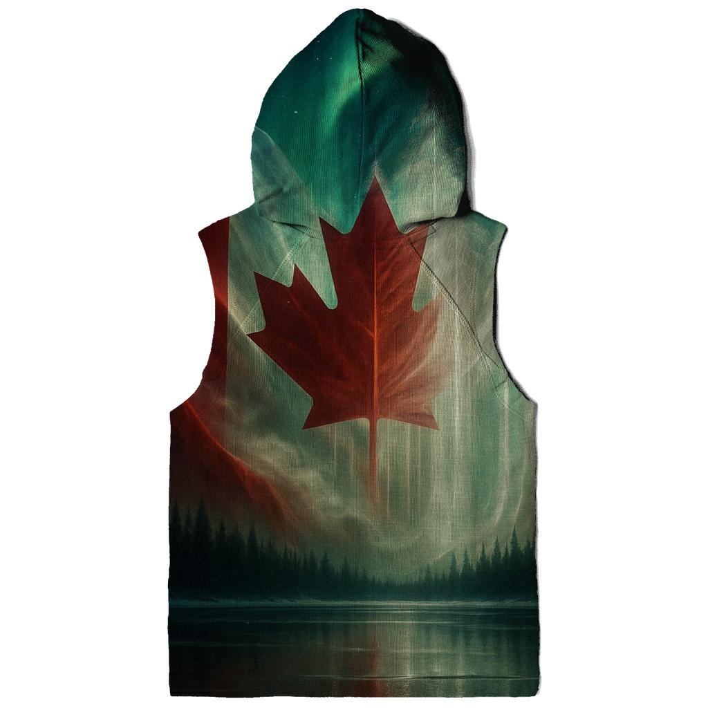 Aurora Over The Canadian Maple Flag hoodie styles