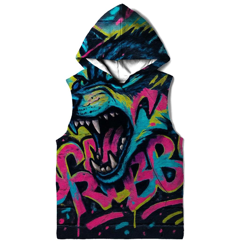 Neon Graffiti Street Howler heavyweight hoodies