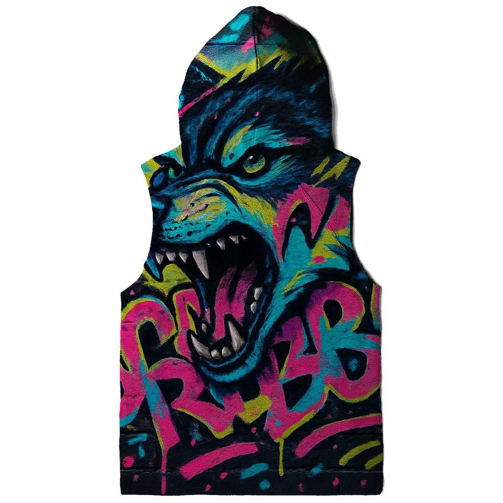 Neon Graffiti Street Howler heavyweight hoodies