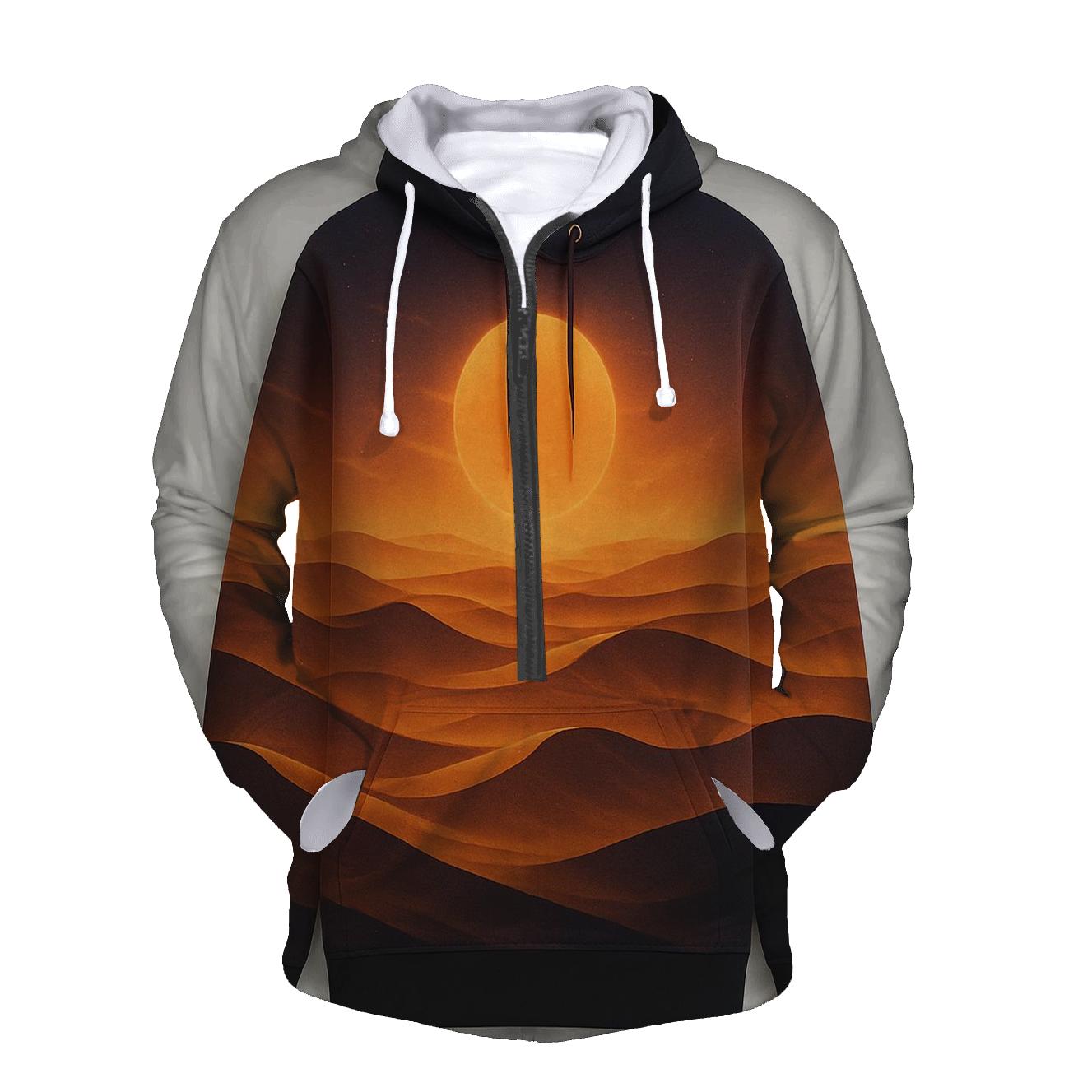 Desert Glow Mirage graphic hoodies