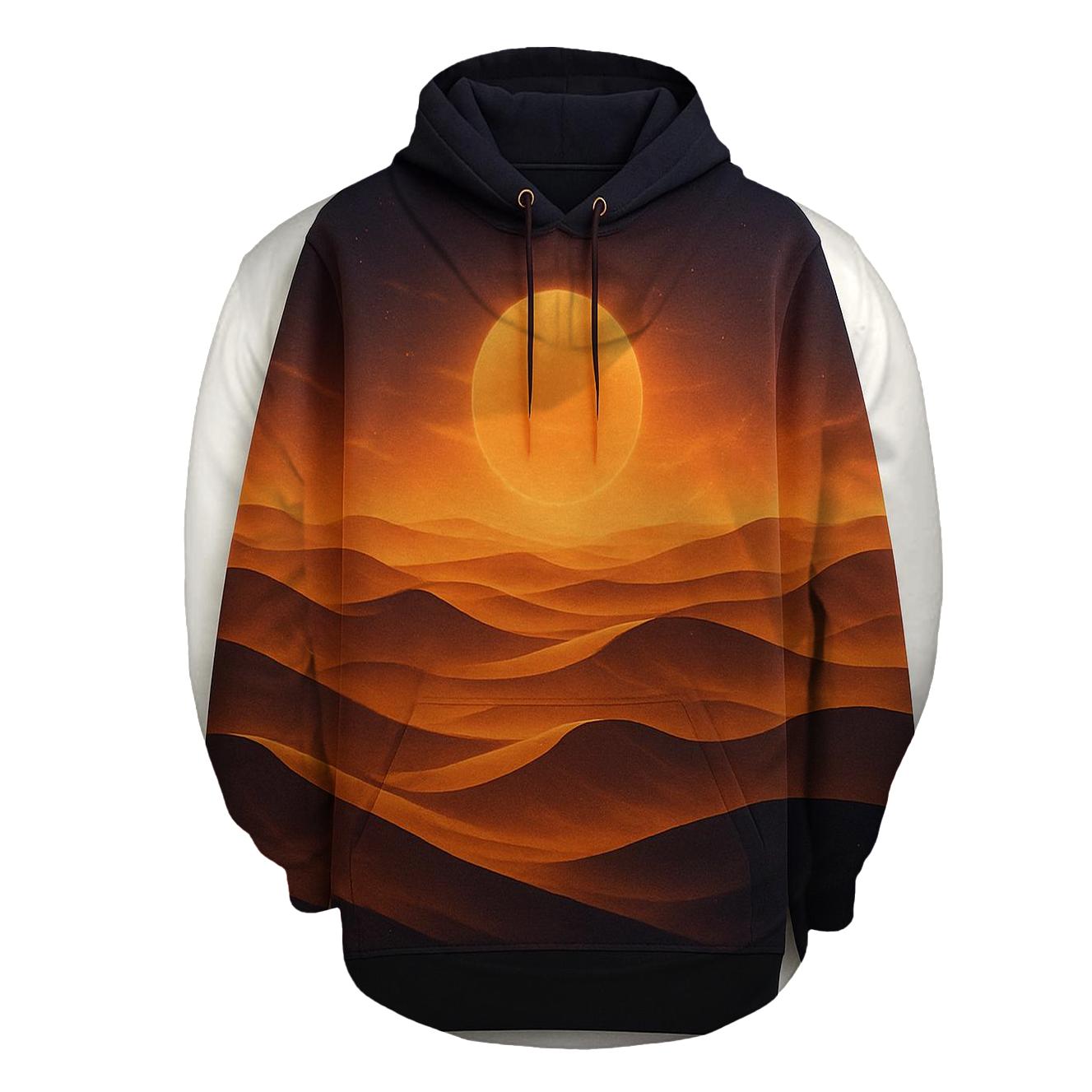Desert Glow Mirage graphic hoodies