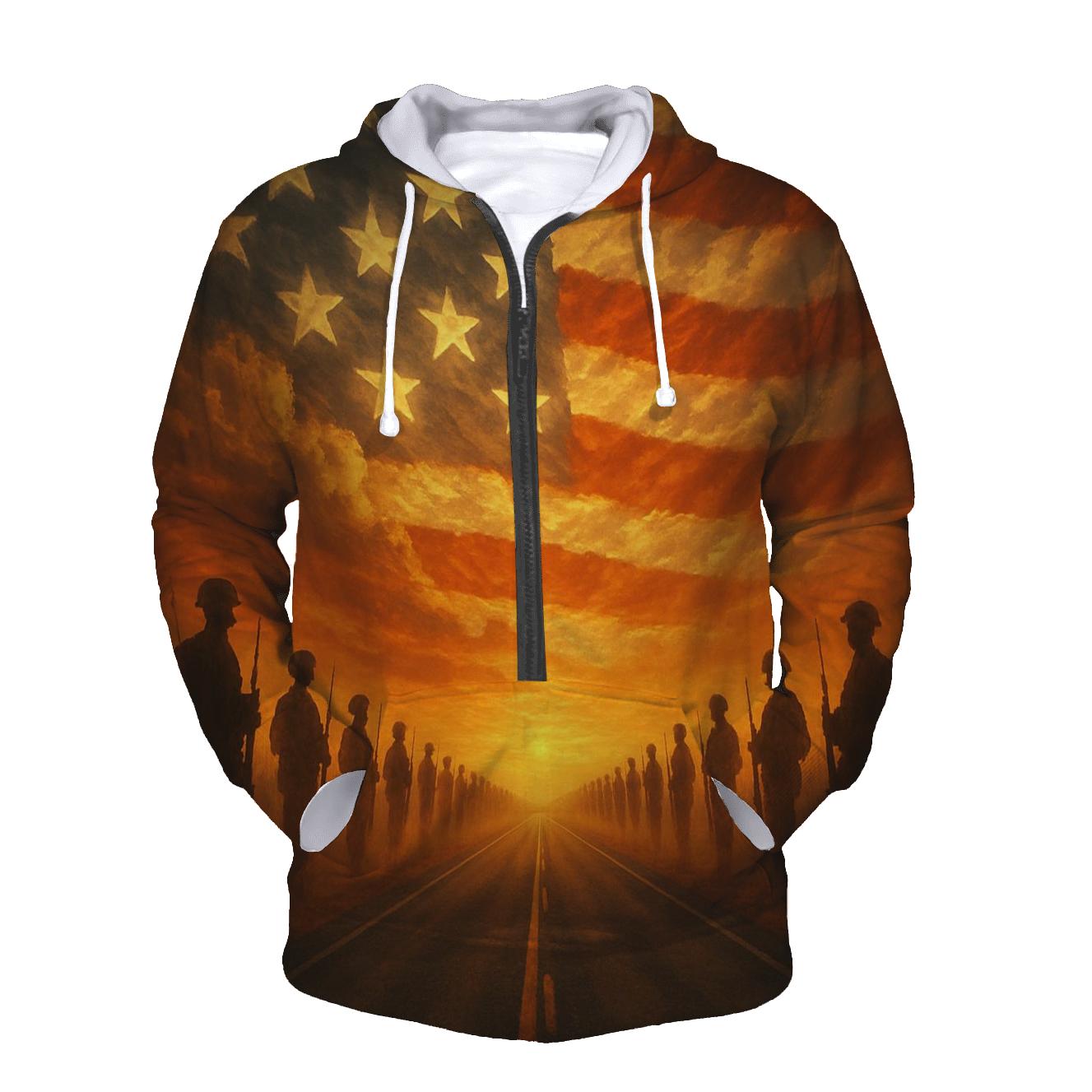 Honor Guard Of The Endless Road embroidered hoodies